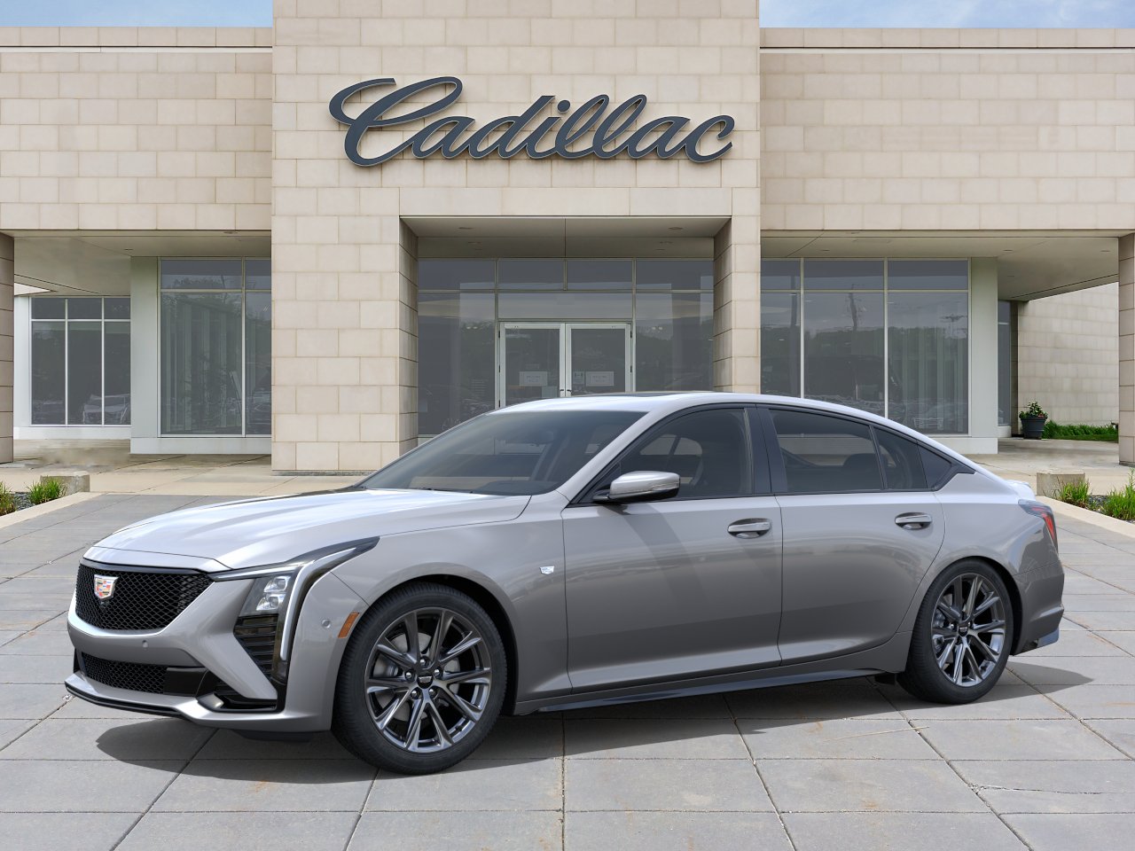 Argent Silver Metallic 2026 Cadillac CT5 Sedan All-Wheel Drive Automatic