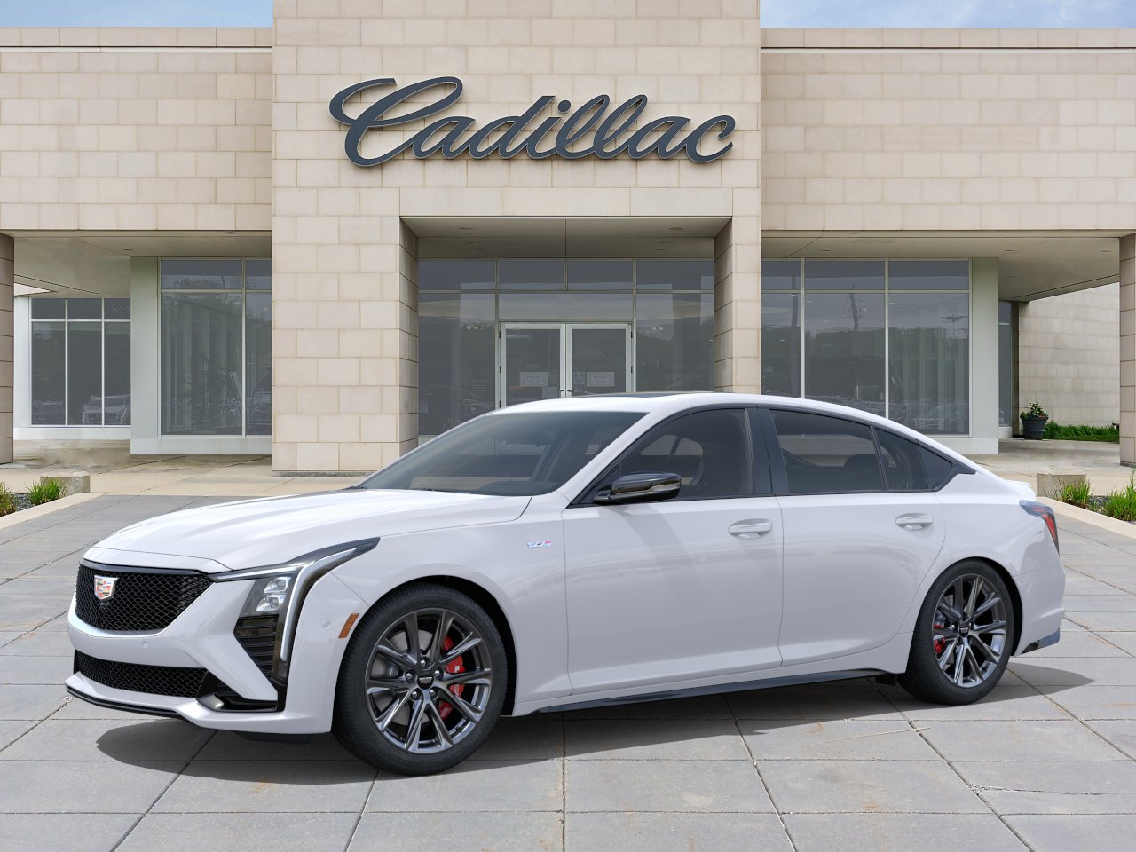 Summit White 2026 Cadillac CT5 Sedan All-Wheel Drive Automatic