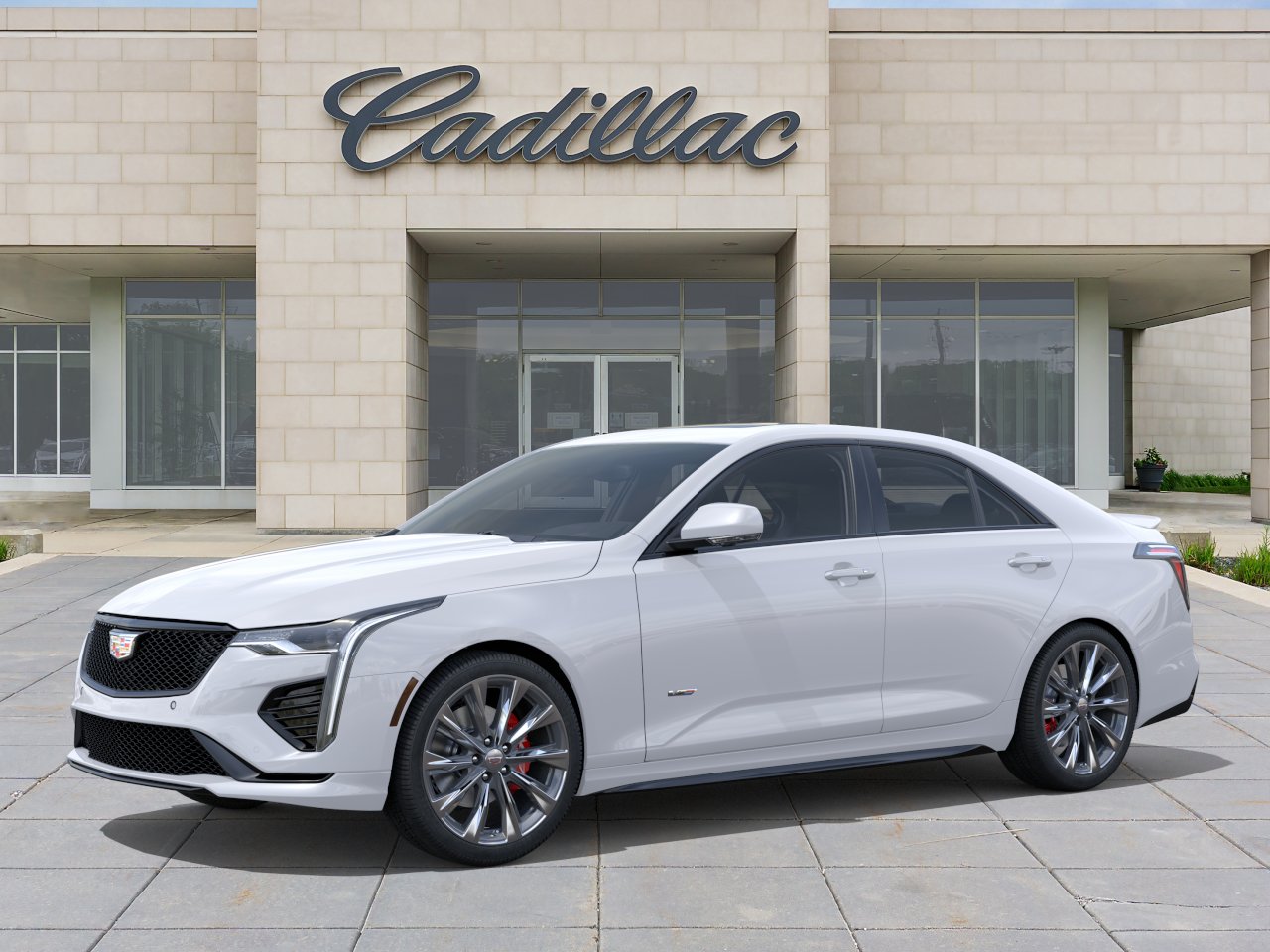 Summit White 2026 Cadillac CT4 Sedan All-Wheel Drive Automatic