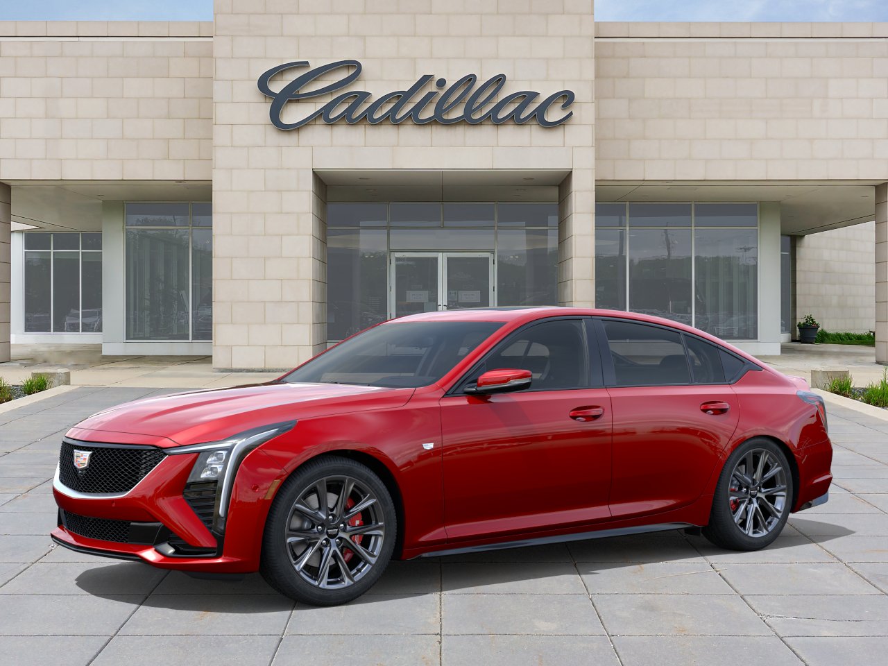 Radiant Red Tintcoat 2026 Cadillac CT5 Sedan All-Wheel Drive Automatic