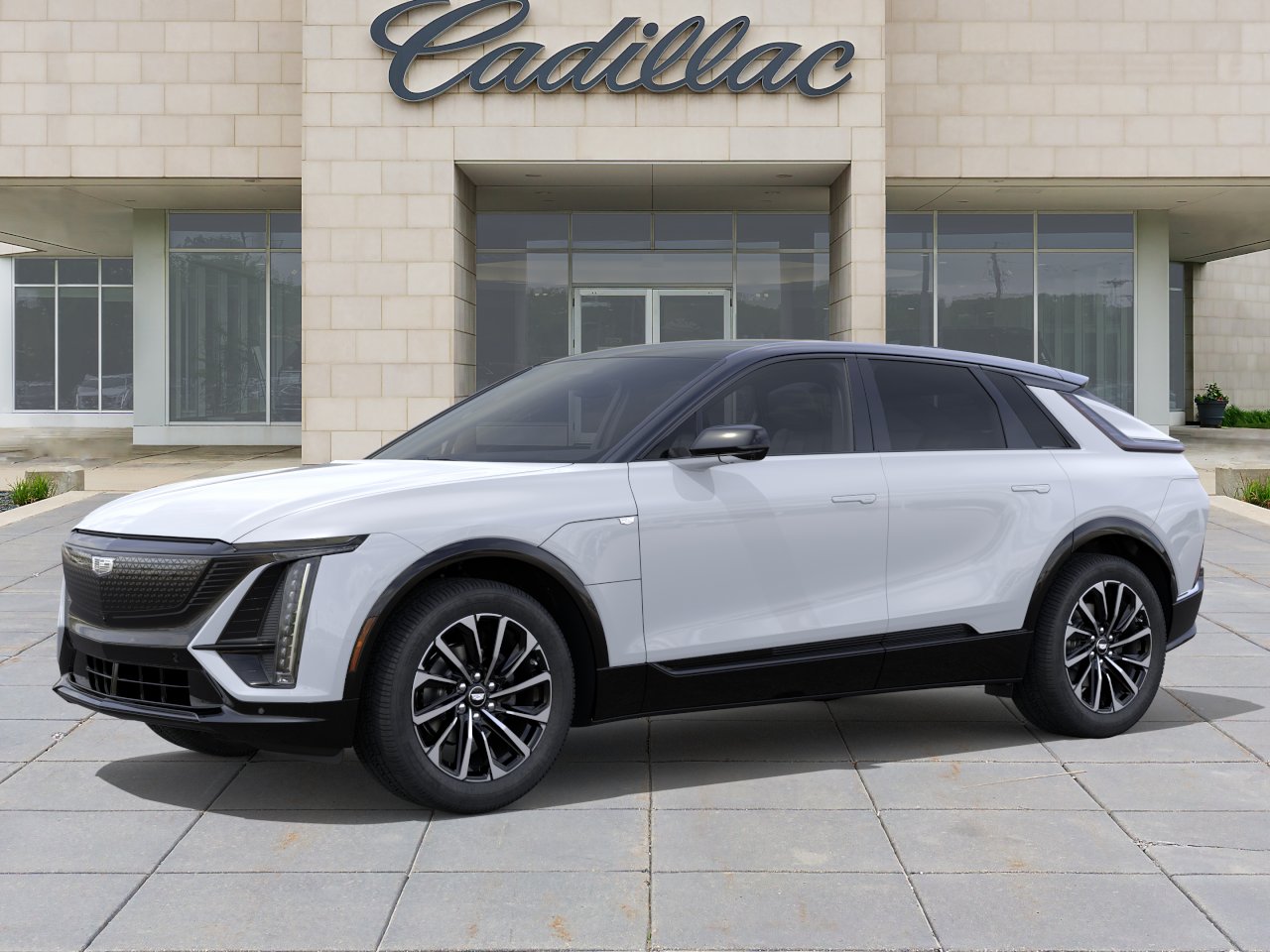 Vibrant White Tricoat 2026 Cadillac LYRIQ SUV / Crossover All-Wheel Drive 1-Speed Automatic