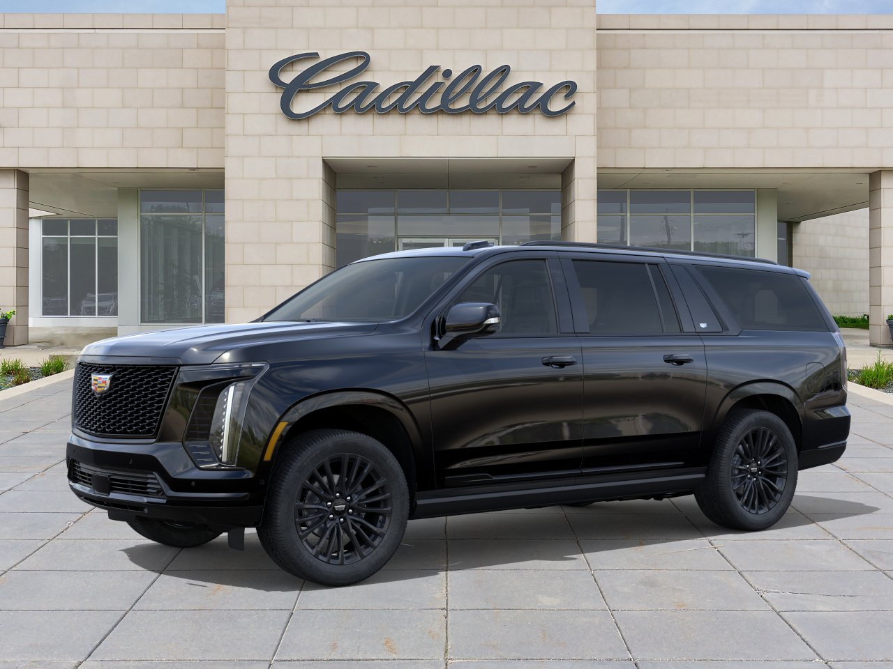 Black 2026 Cadillac Escalade ESV Platinum Sport 4WD SUV / Crossover Four-Wheel Drive Automatic