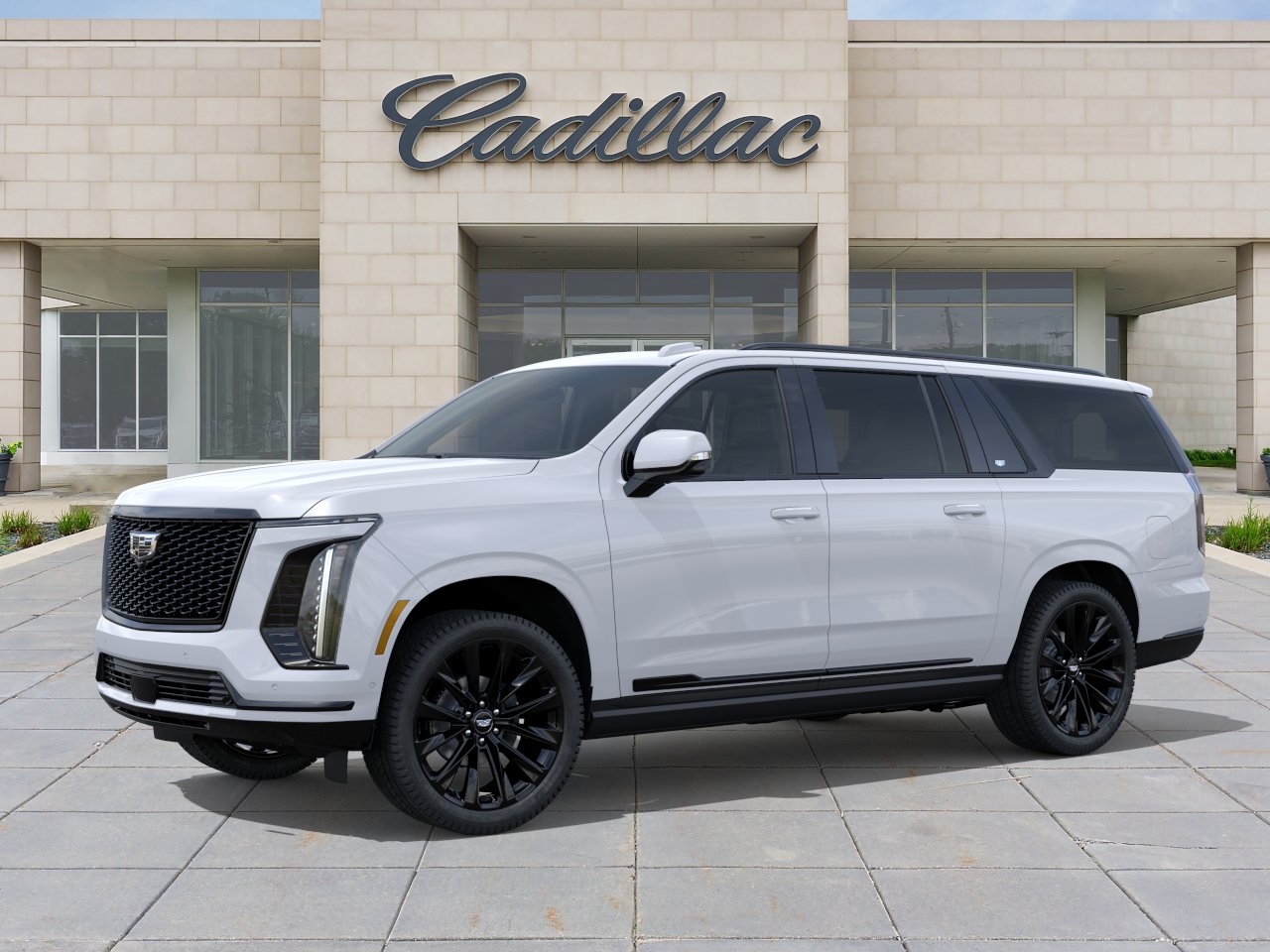 Vibrant White Tricoat 2026 Cadillac Escalade ESV SUV / Crossover Four-Wheel Drive Automatic