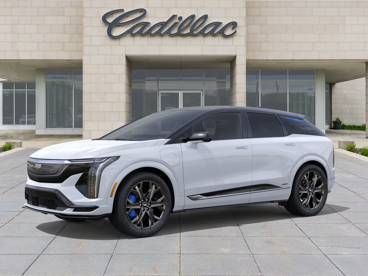 Vibrant White Tricoat 2026 Cadillac OPTIQ-V AWD SUV / Crossover All-Wheel Drive 1-Speed Automatic