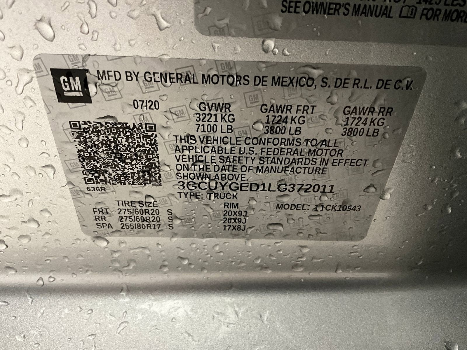 2020 Chevrolet Silverado 1500