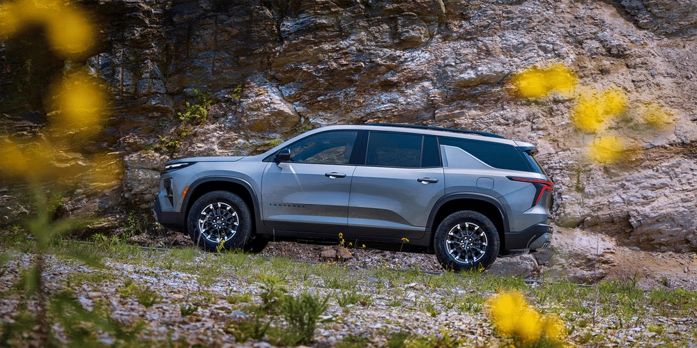 Bold new exterior design of the 2026 Traverse