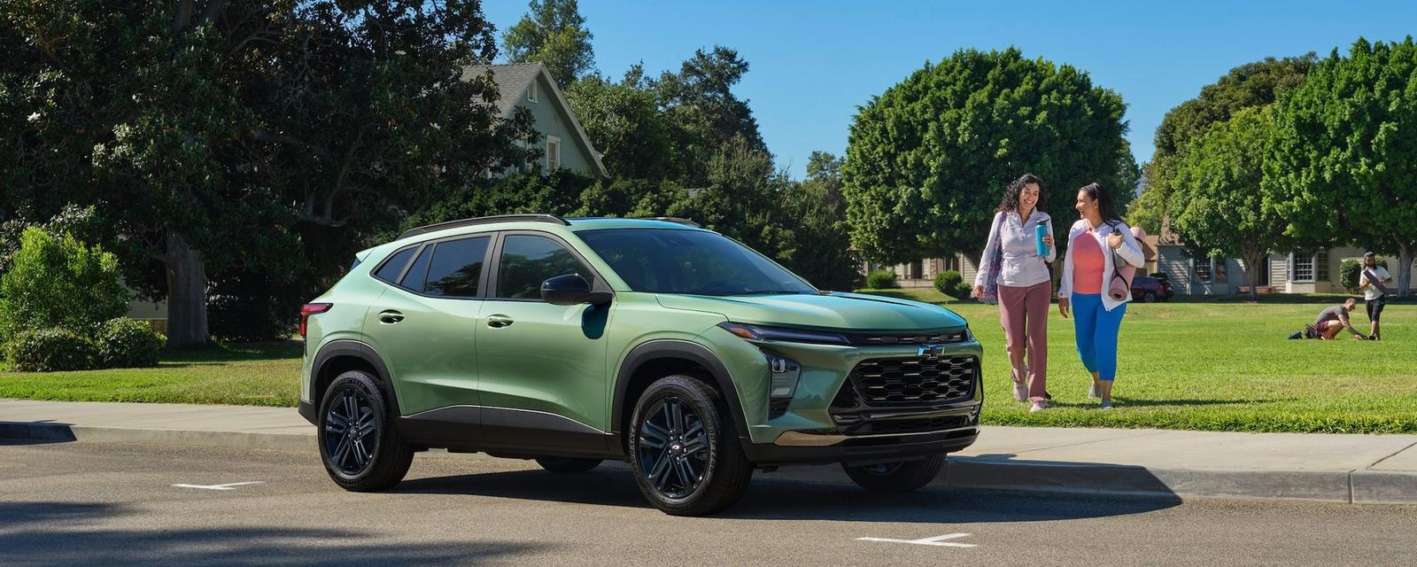 A sleek 2026 Chevrolet Trax in a modern setting.
