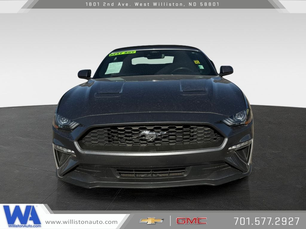 Used 2022 Ford Mustang EcoBoost Premium with VIN 1FATP8UH6N5102507 for sale in Williston, ND