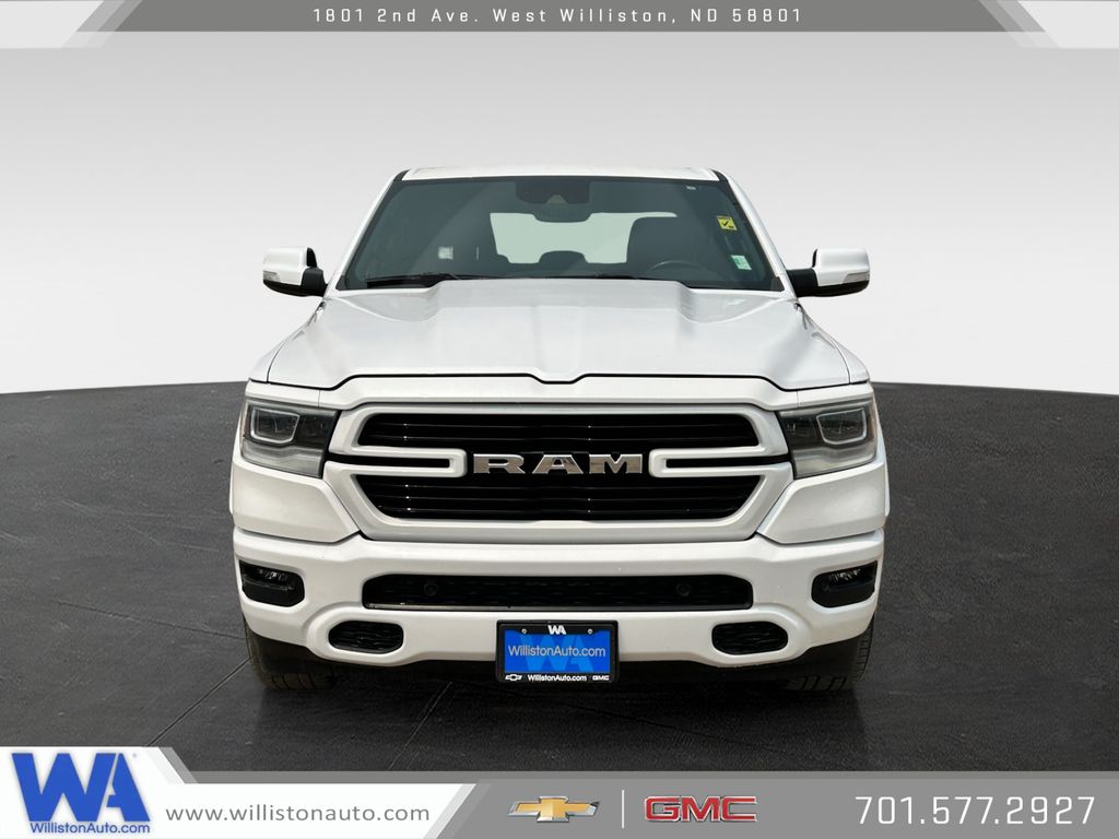 Used 2021 RAM Ram 1500 Pickup Laramie with VIN 1C6SRFJTXMN810231 for sale in Williston, ND