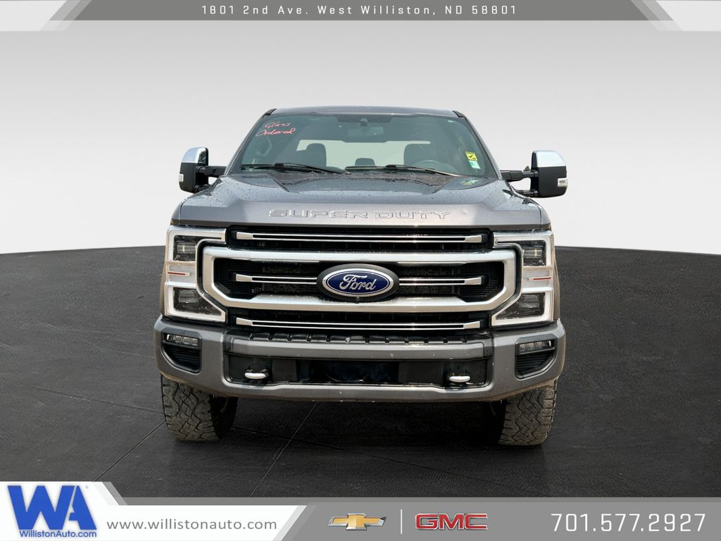 Used 2022 Ford F-250 Super Duty Platinum with VIN 1FT8W2BT8NEC66557 for sale in Williston, ND