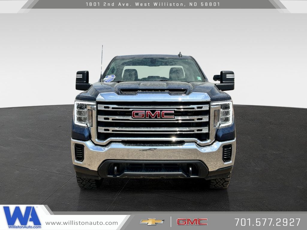 Used 2021 GMC Sierra 2500HD SLE with VIN 1GT29ME75MF220586 for sale in Williston, ND