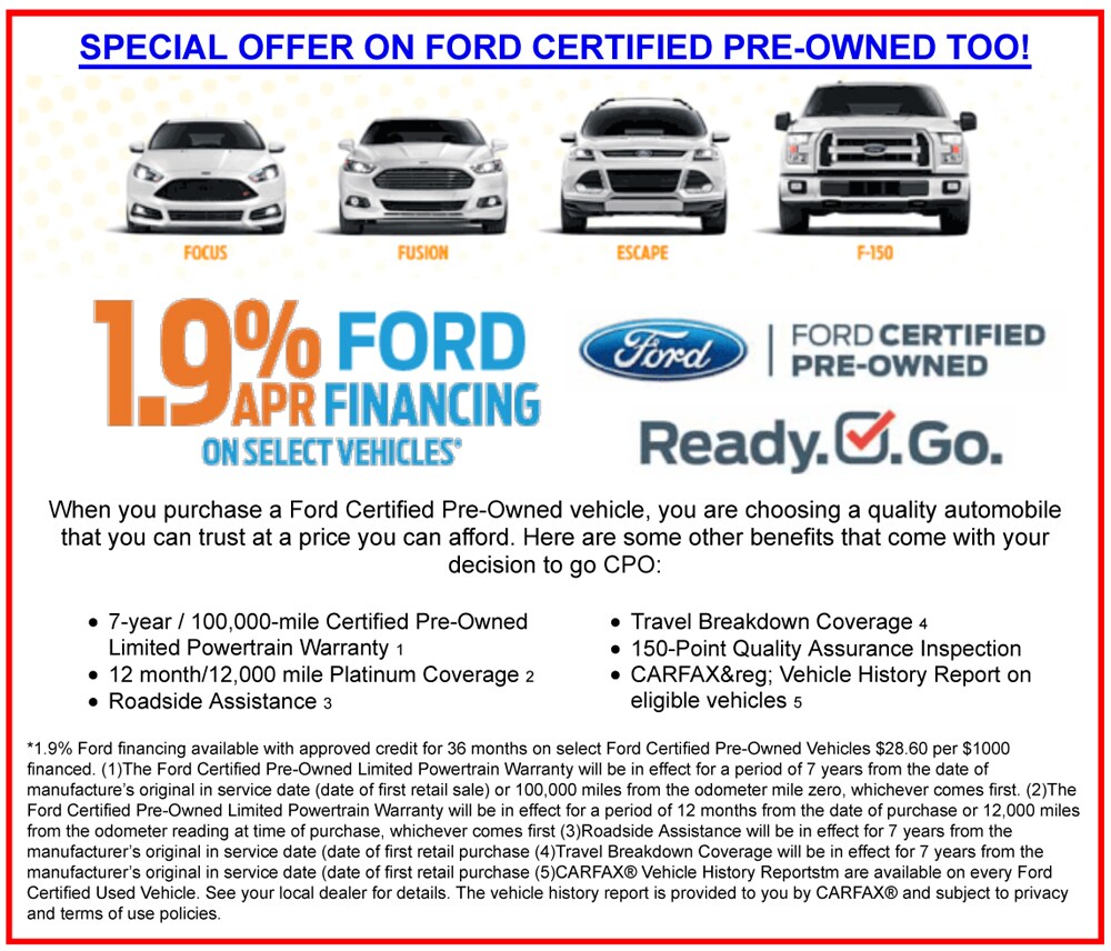 Used Vehicle Specials Willowbrook Ford Inc