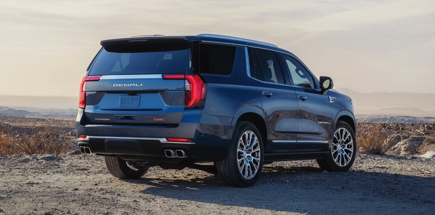 Rear of new black 2026 GMC Yukon near Gallatin, TN