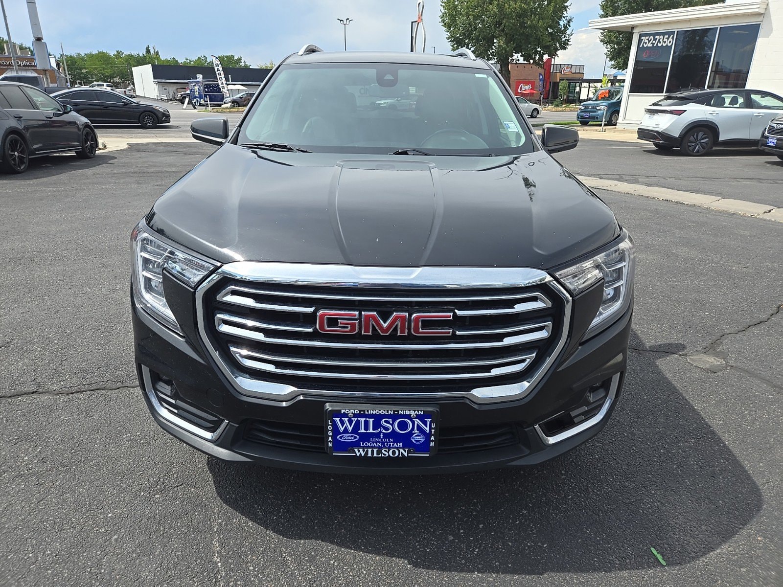 Used 2022 GMC Terrain SLT with VIN 3GKALVEV4NL101358 for sale in Logan, UT