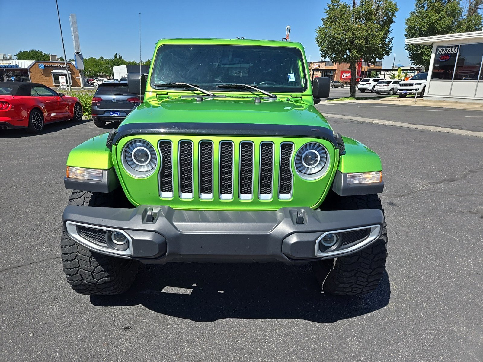 Used 2019 Jeep Wrangler Unlimited Sahara with VIN 1C4HJXEG6KW565089 for sale in Logan, UT