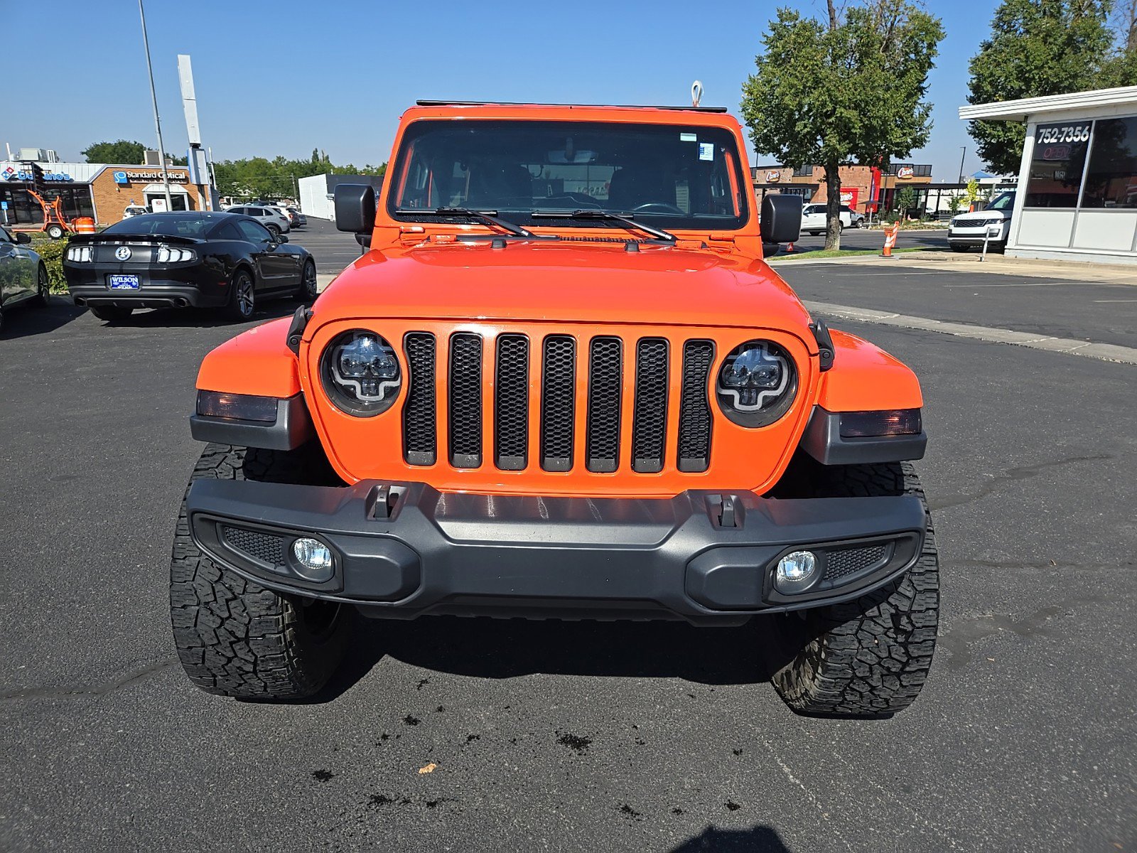 Used 2019 Jeep Wrangler Unlimited Sahara with VIN 1C4HJXEG1KW565095 for sale in Logan, UT