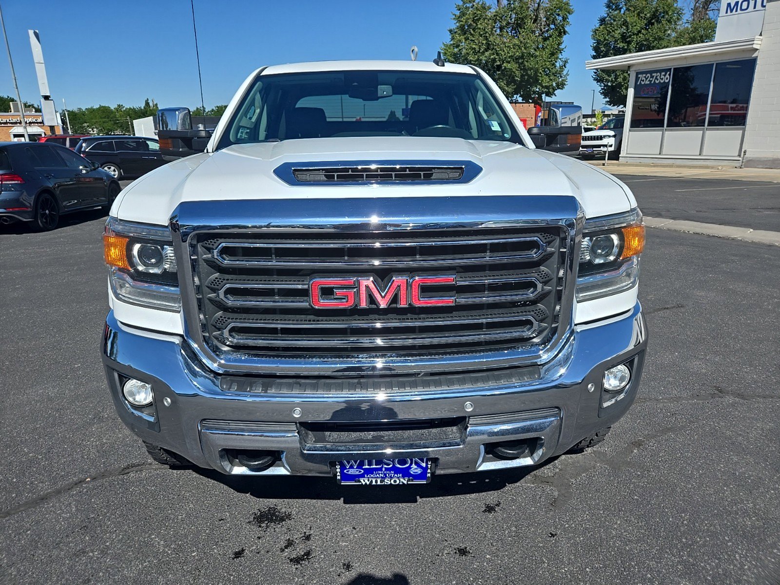 Used 2018 GMC Sierra 2500HD SLT with VIN 1GT12TEY2JF110187 for sale in Logan, UT