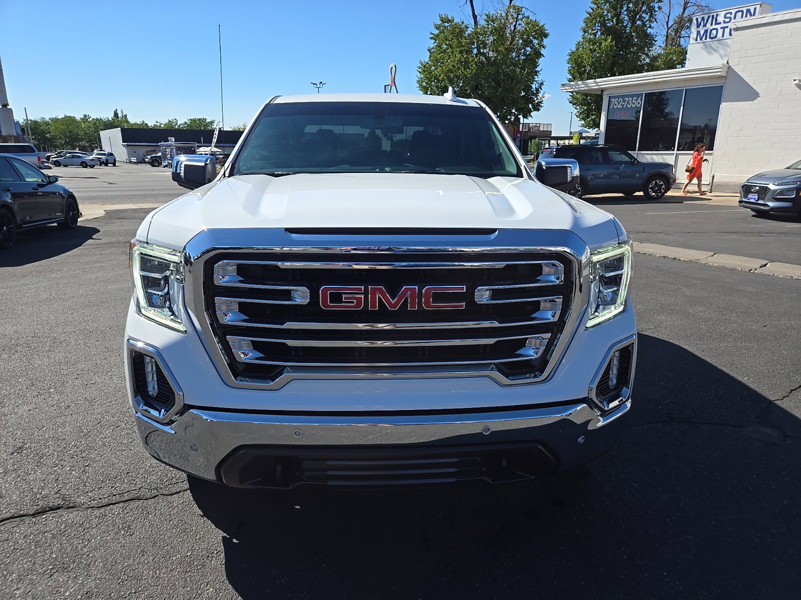 Used 2022 GMC Sierra 1500 Limited SLT with VIN 3GTU9DEL2NG199850 for sale in Logan, UT