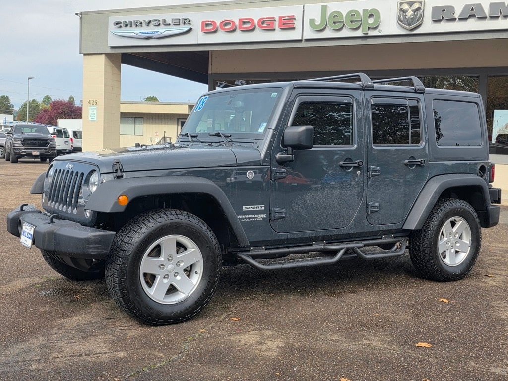 Used 2018 Jeep Wrangler JK Unlimited Sport SUV