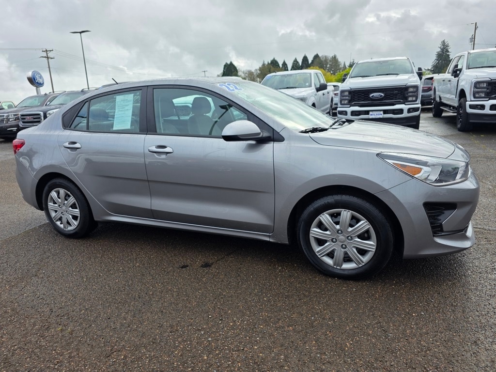 Used 2022 Kia Rio S with VIN 3KPA24ADXNE506263 for sale in Corvallis, OR