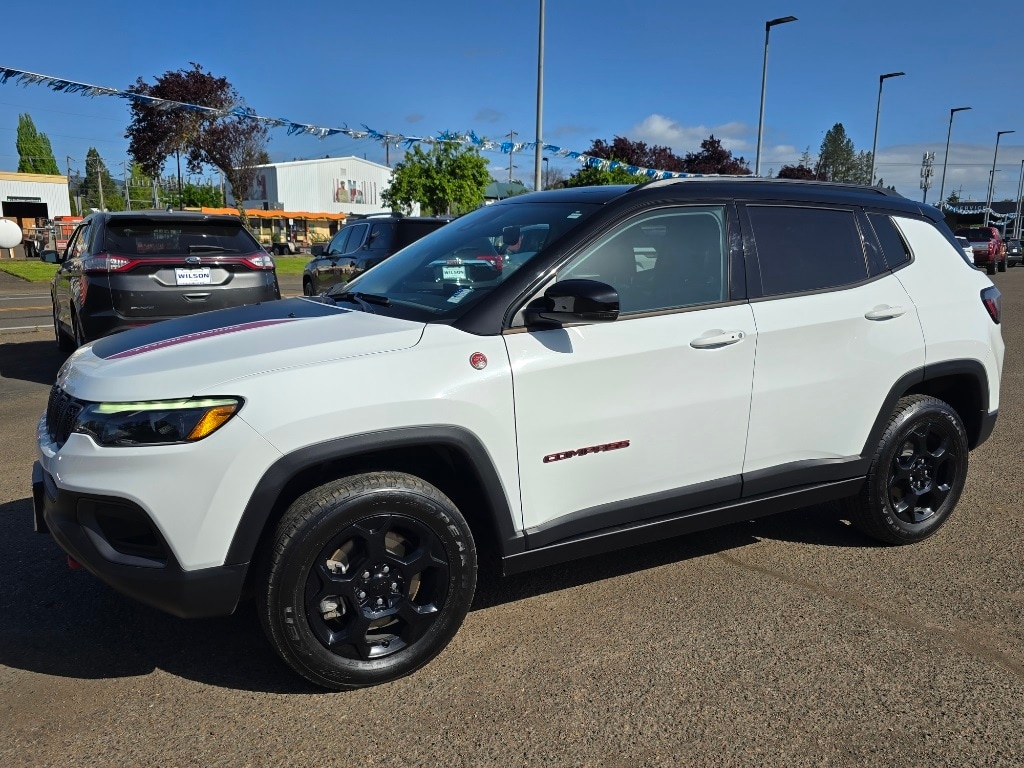 Used 2023 Jeep Compass Trailhawk with VIN 3C4NJDDN9PT502275 for sale in Corvallis, OR