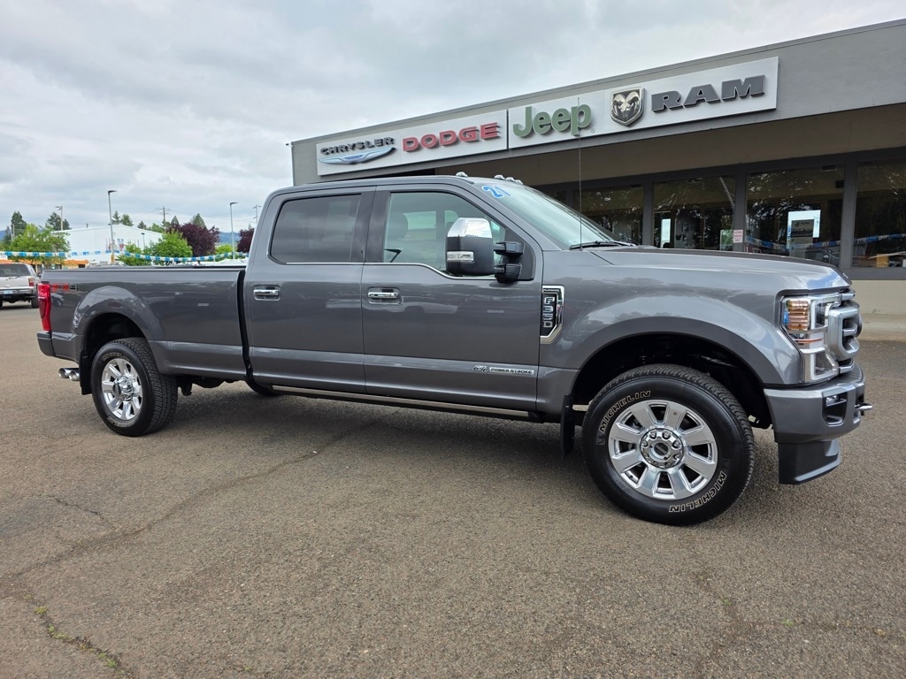 Used 2021 Ford F-350 Super Duty Platinum with VIN 1FT8W3BT3MEC91404 for sale in Corvallis, OR