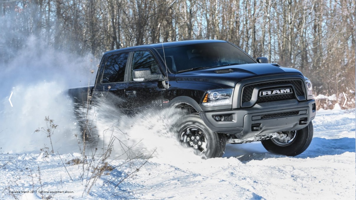 Ram 1500 Rebel Black Front Exterior