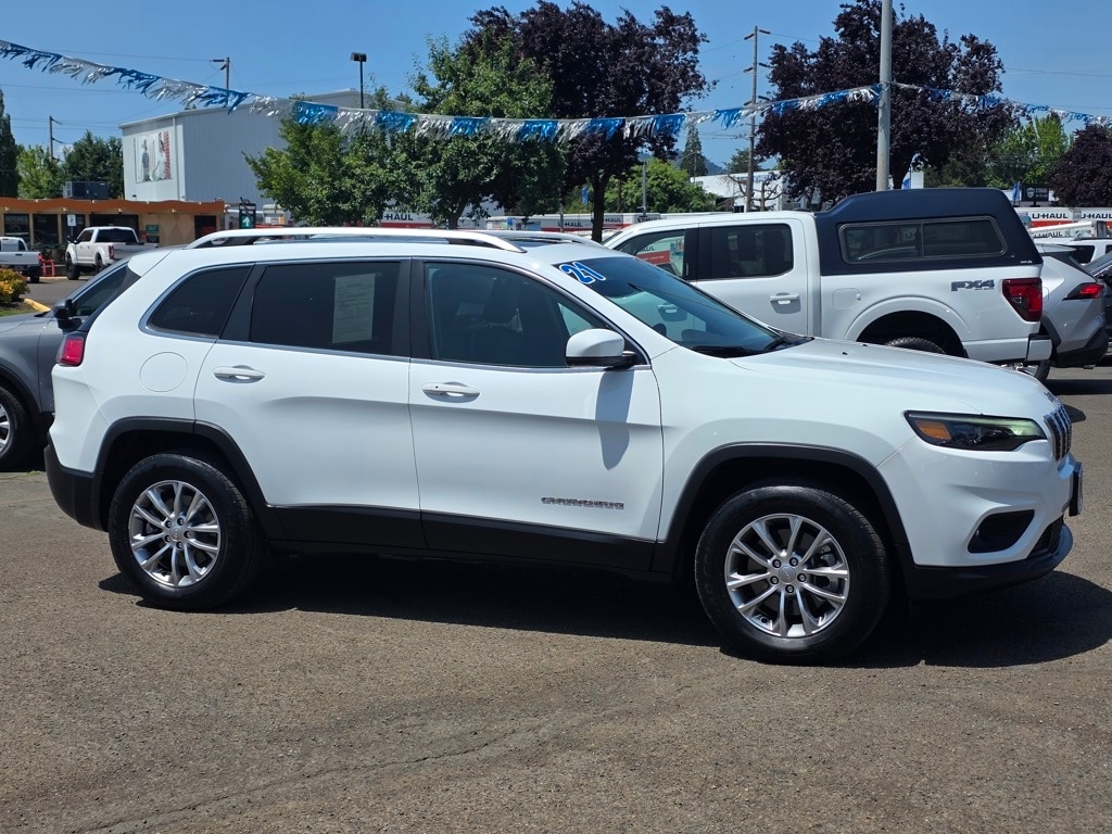 Used 2021 Jeep Cherokee Latitude Lux with VIN 1C4PJMMXXMD229536 for sale in Corvallis, OR