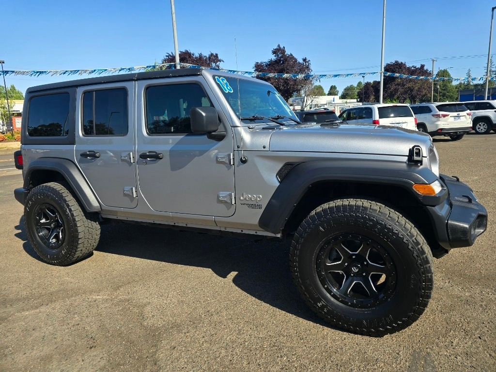 Used 2018 Jeep All-New Wrangler Unlimited Sport S with VIN 1C4HJXDG0JW121772 for sale in Corvallis, OR