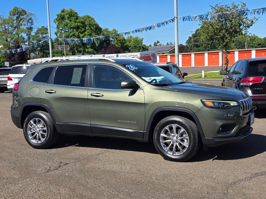 Used 2021 Jeep Cherokee Latitude Plus with VIN 1C4PJMLB0MD221323 for sale in Corvallis, OR
