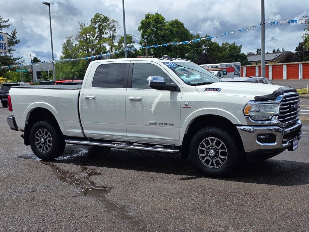 Used 2022 RAM Ram 2500 Pickup Laramie Longhorn with VIN 3C6UR5GL1NG254461 for sale in Corvallis, OR