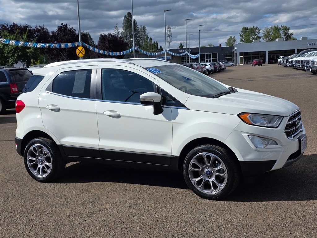 Used 2019 Ford Ecosport Titanium with VIN MAJ6S3KL2KC250313 for sale in Corvallis, OR