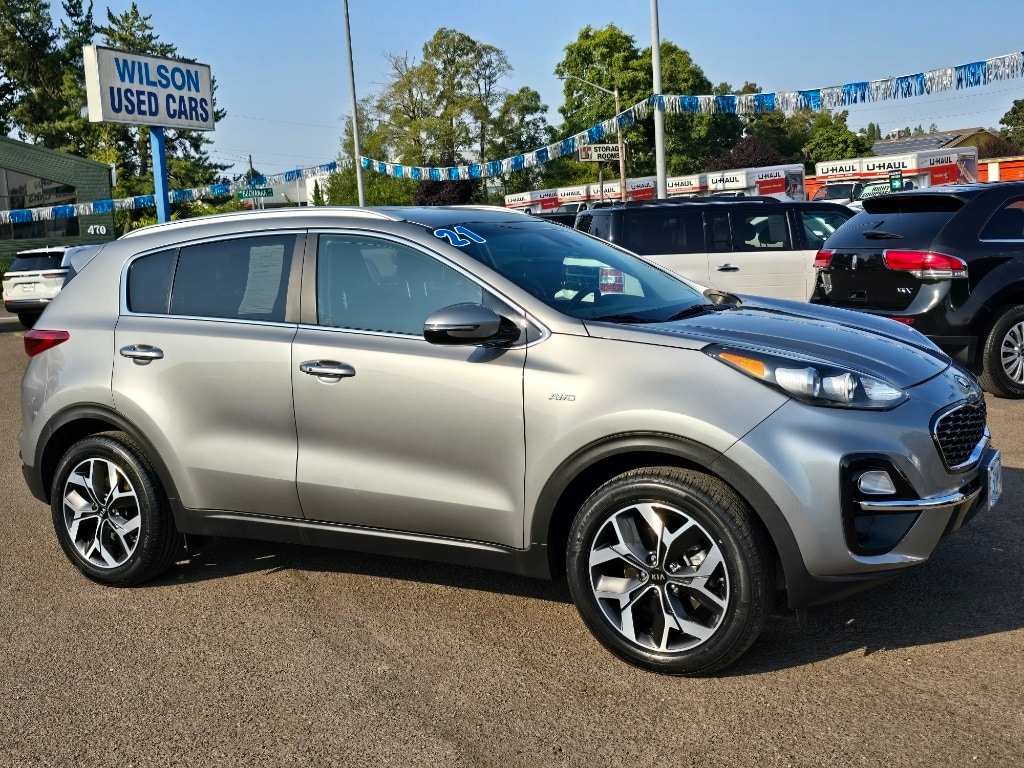 Used 2021 Kia Sportage EX with VIN KNDPNCACXM7868384 for sale in Corvallis, OR