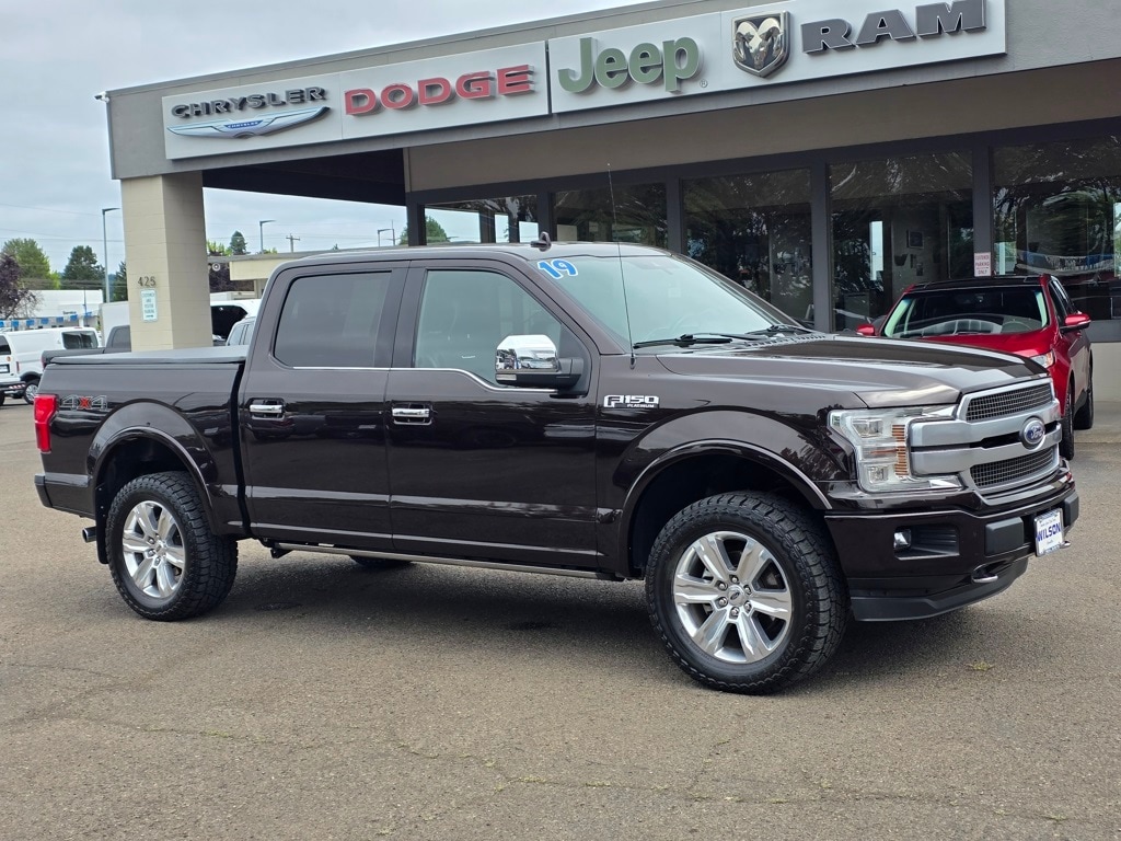 Used 2019 Ford F-150 Platinum with VIN 1FTEW1E48KFB48998 for sale in Corvallis, OR