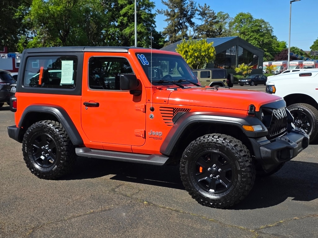 Used 2018 Jeep All-New Wrangler Sport with VIN 1C4GJXAG4JW233510 for sale in Corvallis, OR