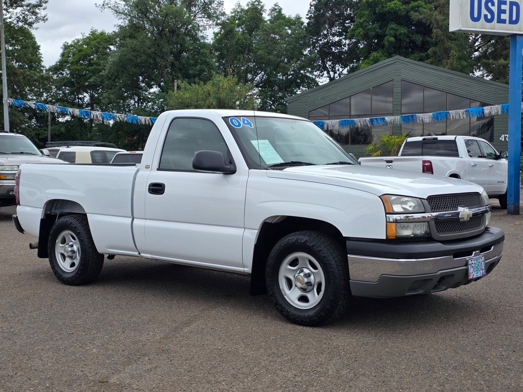 Used 2004 Chevrolet Silverado 1500 Work Truck with VIN 1GCEC14X44Z242401 for sale in Corvallis, OR