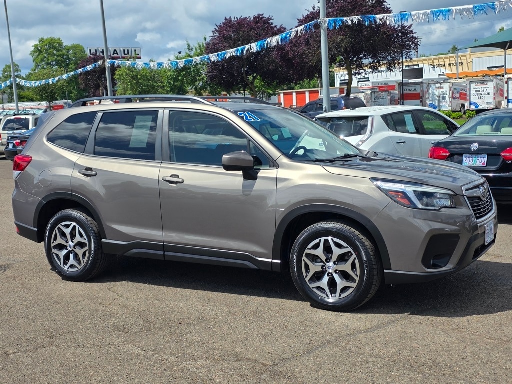 Used 2021 Subaru Forester Premium with VIN JF2SKAFC9MH402232 for sale in Corvallis, OR