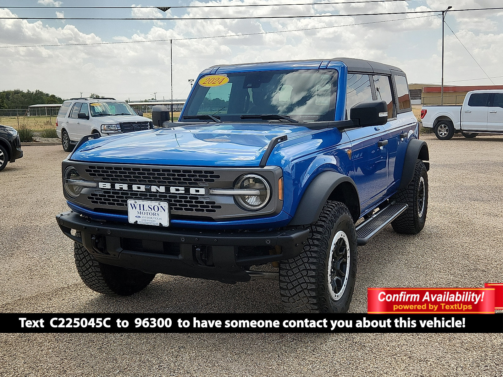 2024 Ford Bronco Badlands 4-Door 4WD