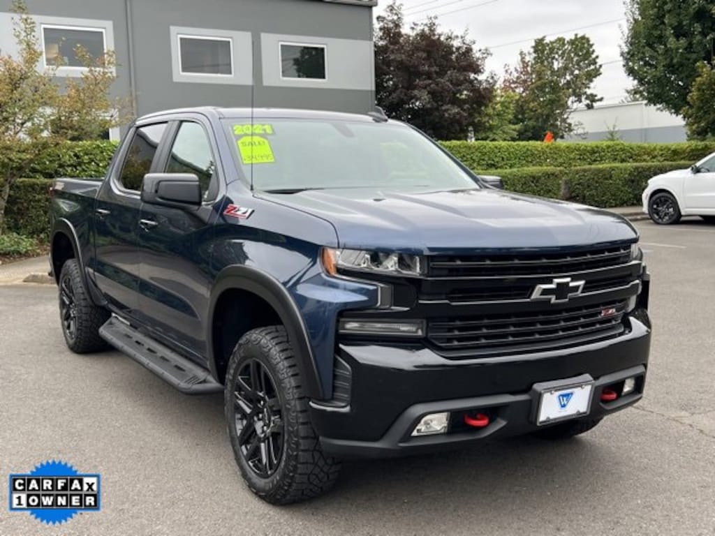 Used 2021 Chevrolet Silverado 1500 LT Trail Boss Truck Crew Cab
