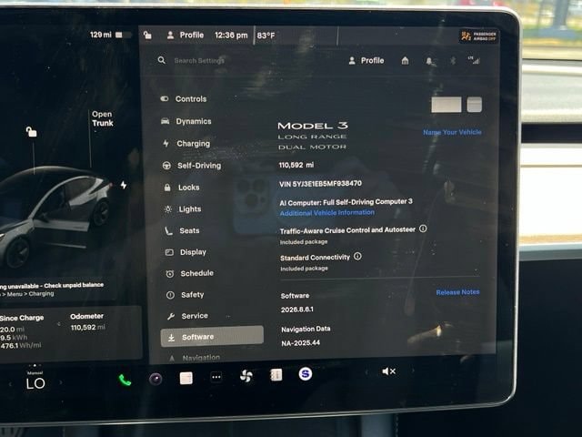 Used 2021 Tesla Model 3 Base with VIN 5YJ3E1EB5MF938470 for sale in Wilsonville, OR