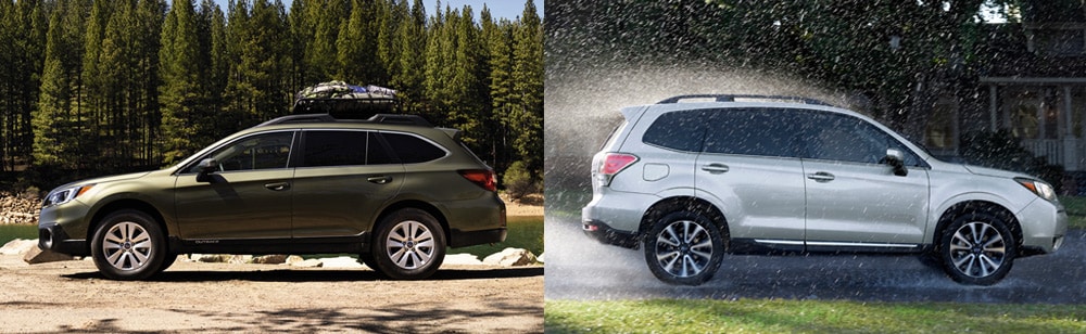 Compare The 2017 Subaru Outback Vs Forester 2017 Subaru Outback Vs Forester