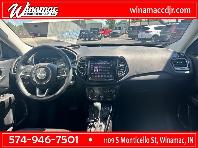 Used 2021 Jeep Compass Limited with VIN 3C4NJDCB7MT503685 for sale in Winamac, IN