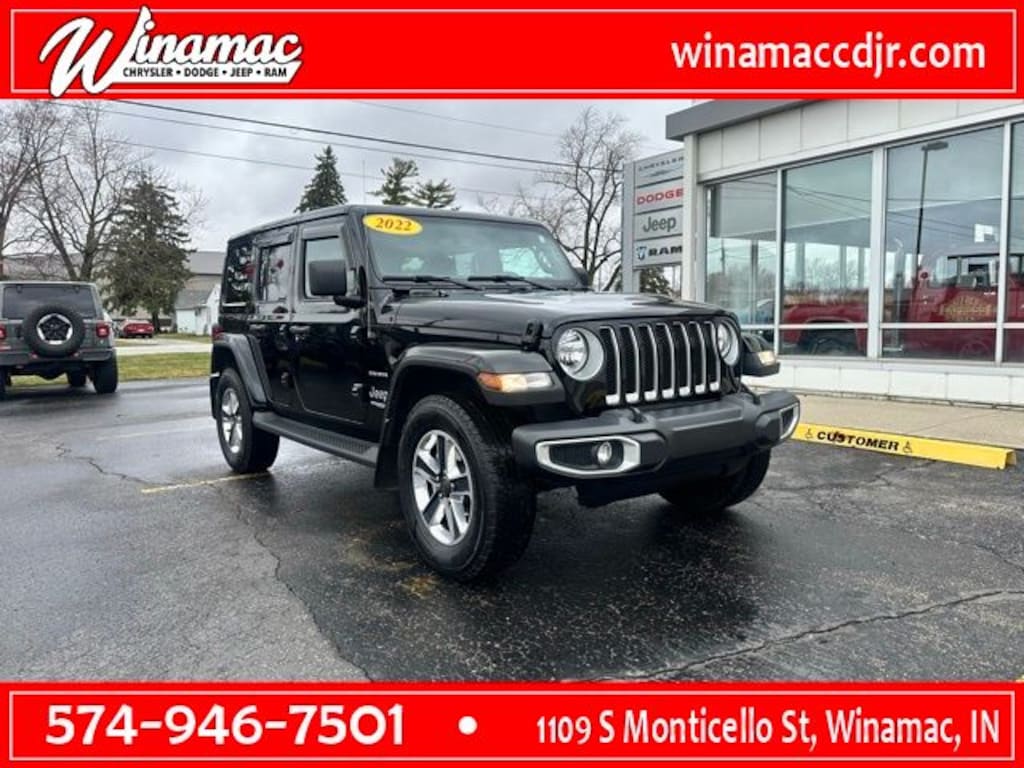 Used 2022 Jeep Wrangler Unlimited Sahara SUV