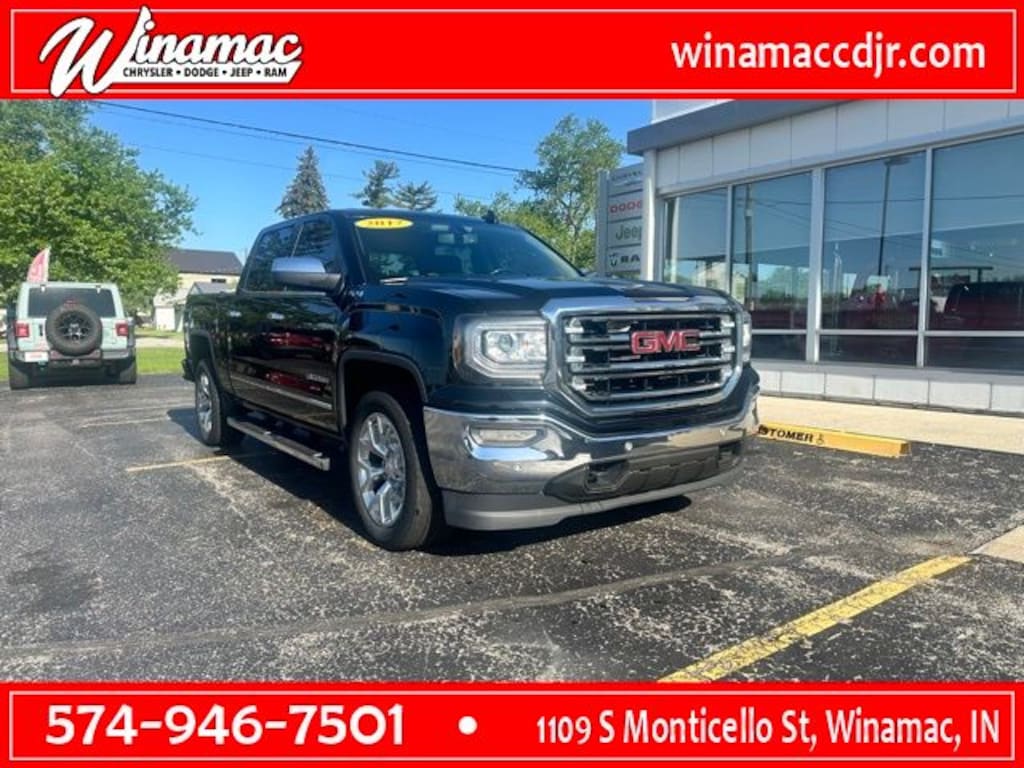 Used 2017 GMC Sierra 1500 SLT Truck Crew Cab