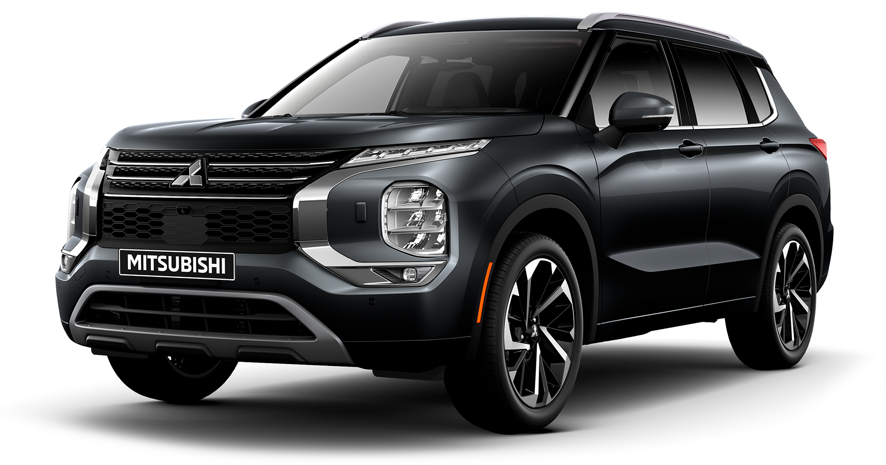 Outlander front grille close-up