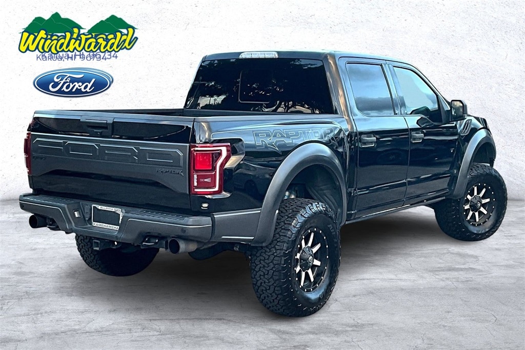 Used 2018 Ford F-150 Raptor with VIN 1FTFW1RG8JFA18775 for sale in Kailua, HI