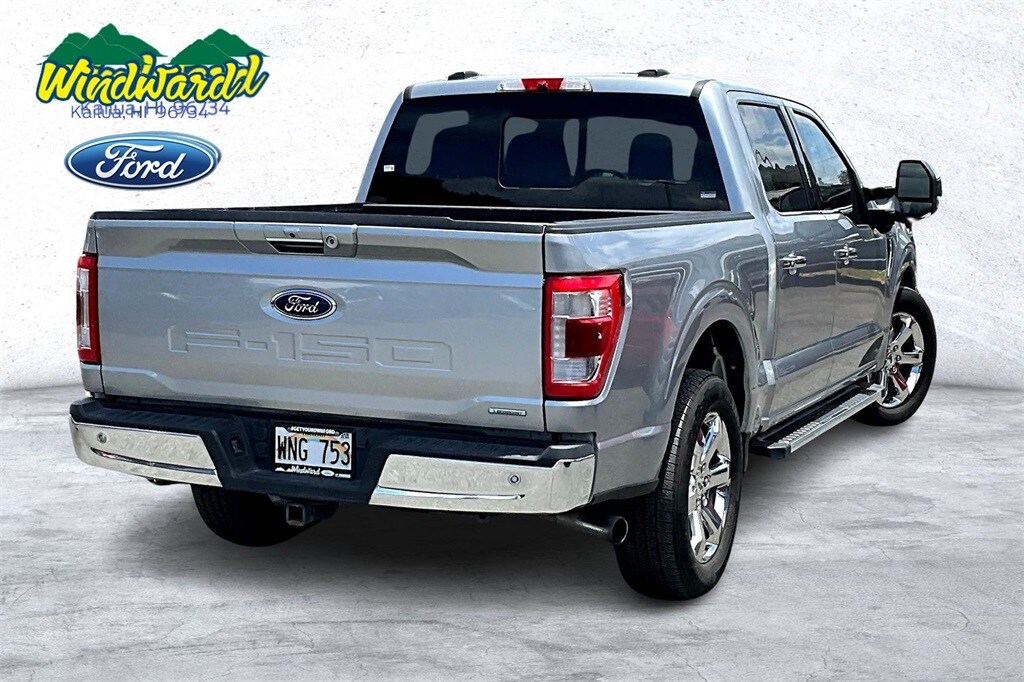 Used 2021 Ford F-150 Lariat with VIN 1FTEW1C89MKF11390 for sale in Kailua, HI