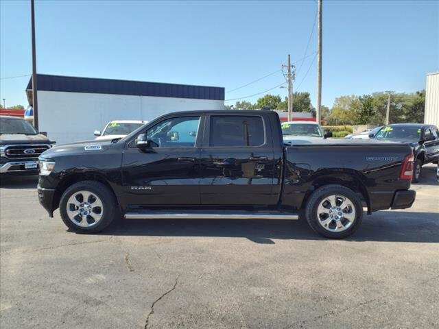 Used 2021 RAM Ram 1500 Pickup Big Horn/Lone Star with VIN 1C6SRFFT2MN726039 for sale in Winfield, KS