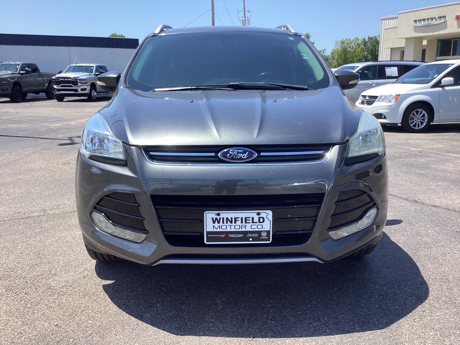 Used 2016 Ford Escape Titanium with VIN 1FMCU0JX4GUB60555 for sale in Winfield, KS