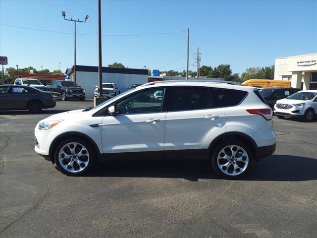 Used 2014 Ford Escape Titanium with VIN 1FMCU0J98EUB29744 for sale in Winfield, KS